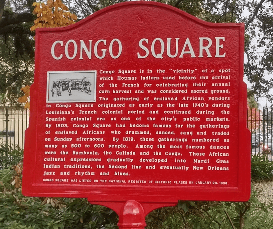 Congo Square Plaque, New Orleans
