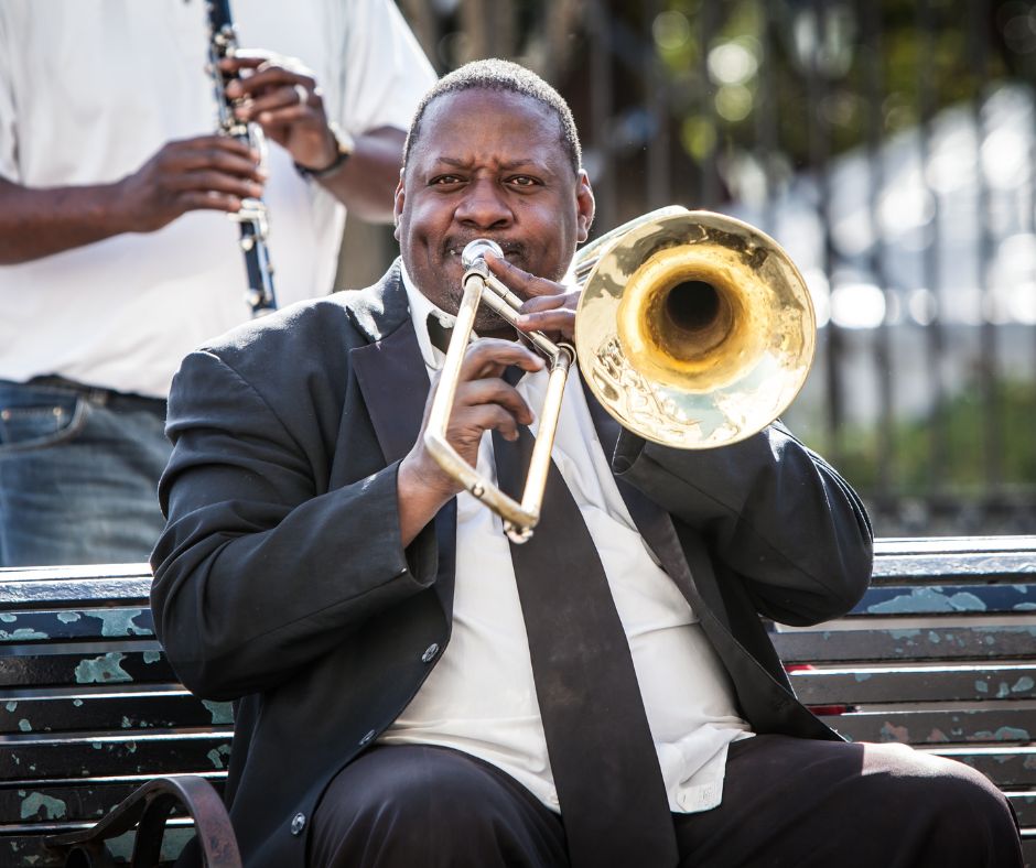 jazz musician in New Orleans