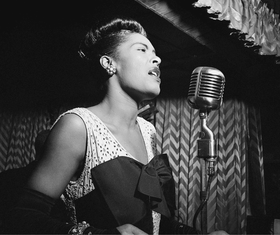 Billie Holiday, Downbeat, New York, N.Y., ca. Feb. 1947 (William P. Gottlieb 04251