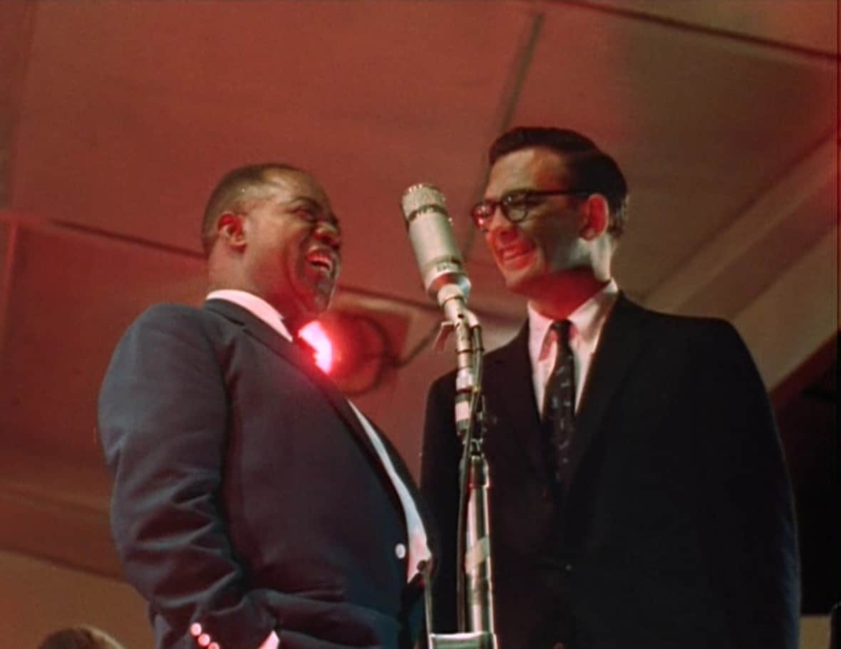 Louis Armstrong and Willis Conover