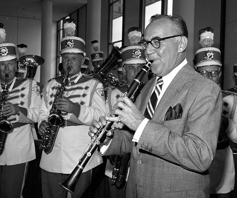 Benny Goodman playing with the Disneyland Band